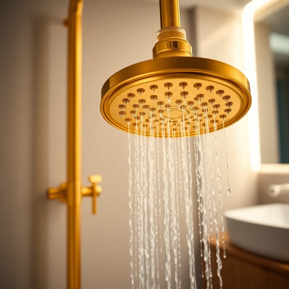 Armatura Prysznicowa Złota