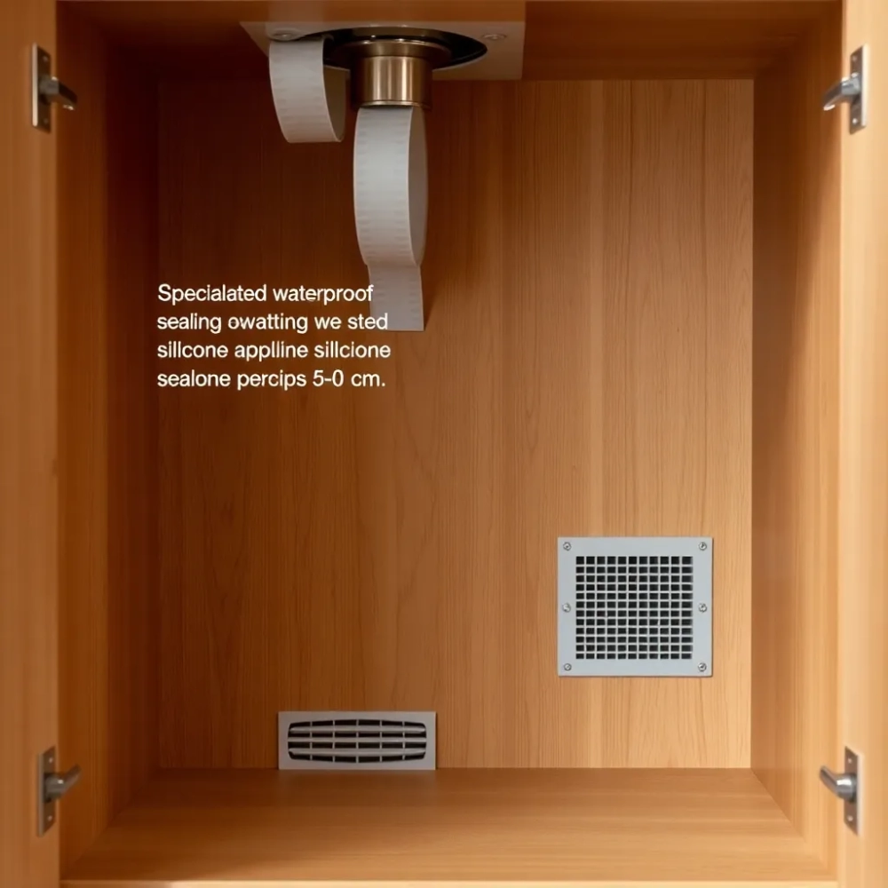 Jak zabezpieczyć szafkę pod umywalką