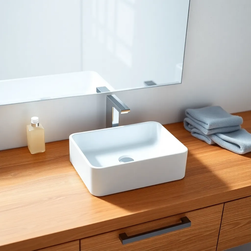 Jaki blat pod umywalkę nablatową