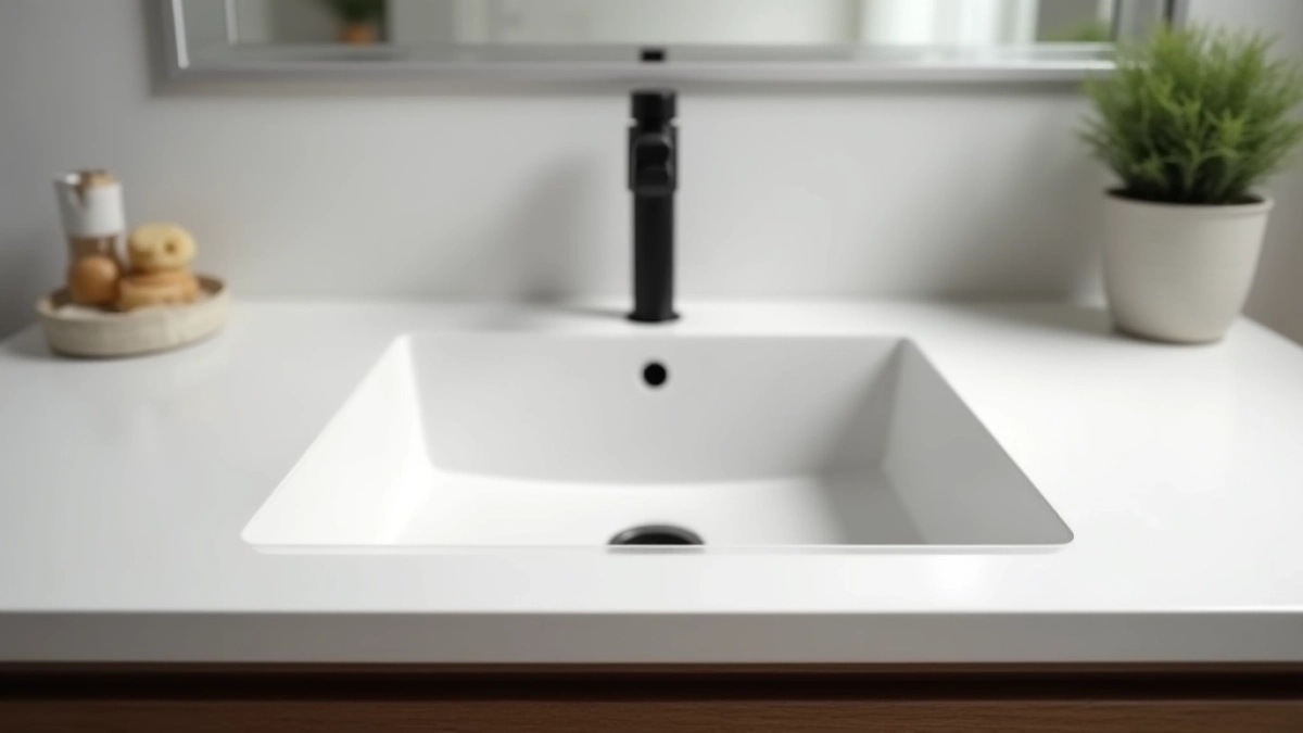 montaż umywalki podblatowej