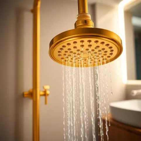 Armatura Prysznicowa Złota