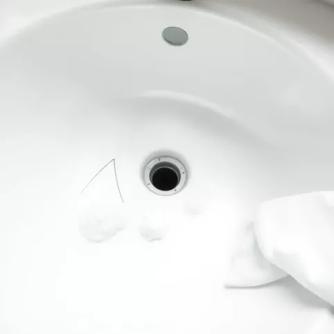 Czym usunąć czarne rysy z umywalki