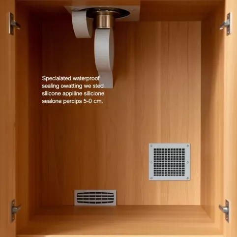 Jak zabezpieczyć szafkę pod umywalką