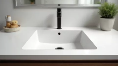 montaż umywalki podblatowej