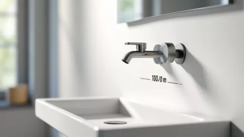 na jakiej wysokości kran podtynkowy