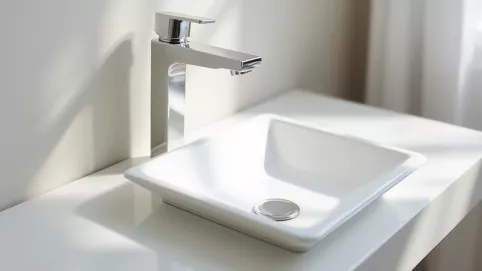 odległość kranu od umywalki