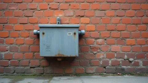 Skrzynka na kran w elewacji