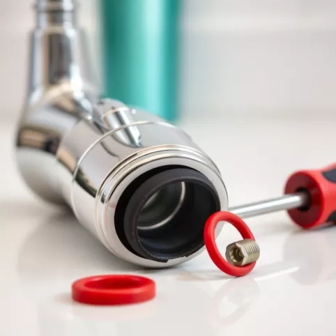 Wymiana uszczelki w wylewce kranu