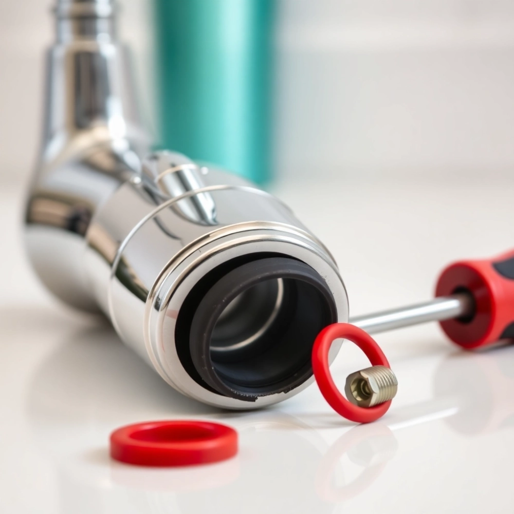 Wymiana uszczelki w wylewce kranu