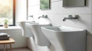 Na jakiej wysokości umywalka